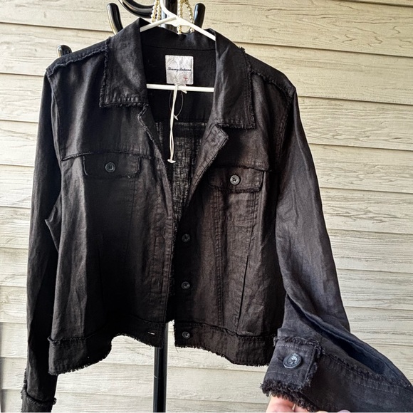 Tommy Bahama   Linen Black 100% Charcoal Blazer Jacket - Picture 1 of 10